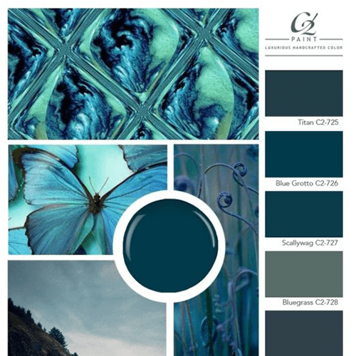 BLUE MOOD BOARD INSPIRATION