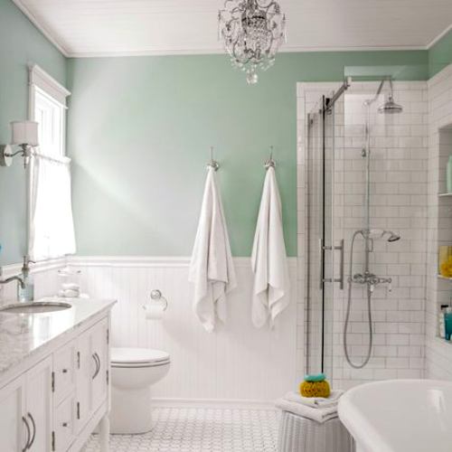 These Paint Color Palettes Can Transform Your Smaller Bathroom into a Luxurious Respite