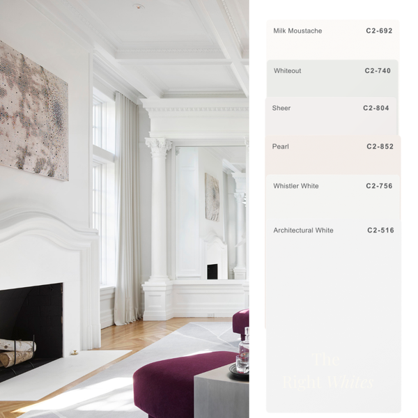 The Right White Color Stack